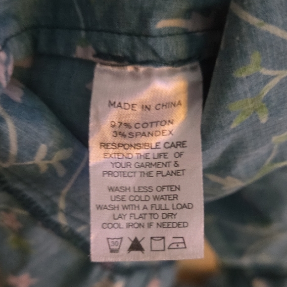 Hill House Teal Floral Midi Dress - Picture 4 of 10